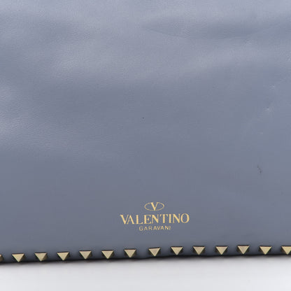 Valentino Garavani Vitello Medium Rockstud Tote London Stone 11 of 15