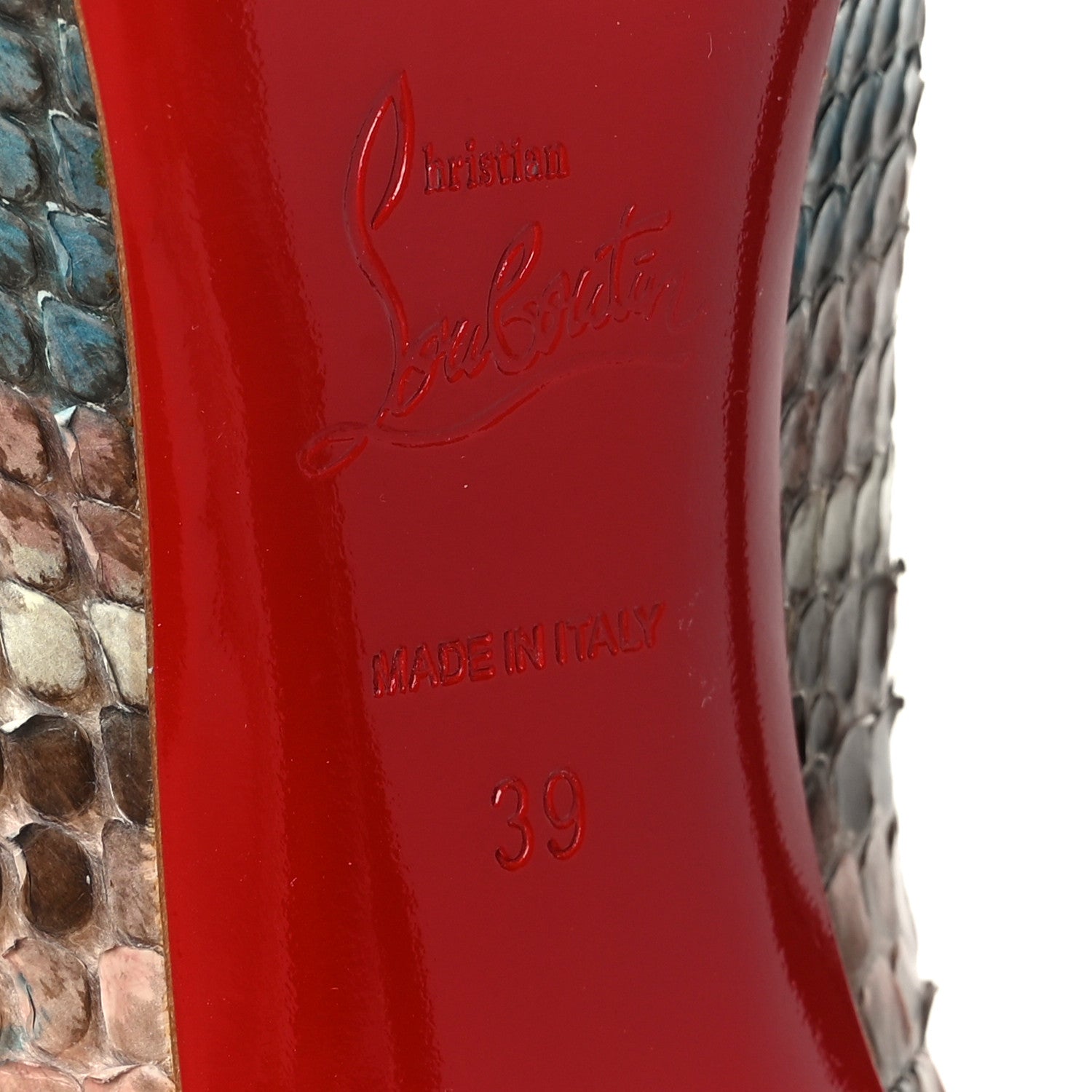 Christian Louboutin Python So Kate 120 Pumps 39 Multicolor 7 of 7