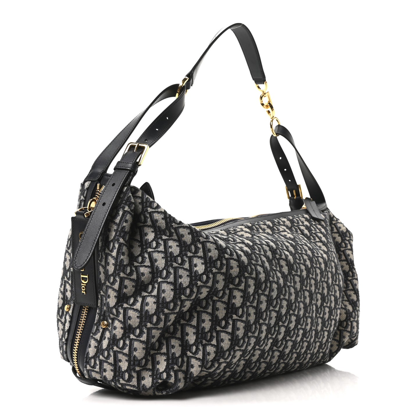 Oblique Large D-Journey Bag Blue