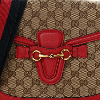 Gucci Monogram Ruinart Calfskin Medium Lady Web Shoulder Bag Beige Ebony Hibiscus Red 8 of 12