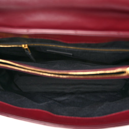 Saint Laurent Calfskin Y Quilted Monogram Large Loulou Chain Satchel Palissandre 5 of 11