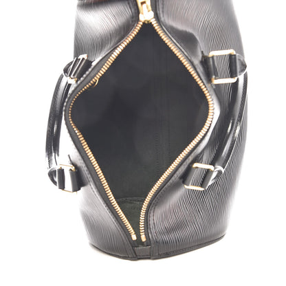 Louis Vuitton Epi Speedy 25 Black 5 of 8