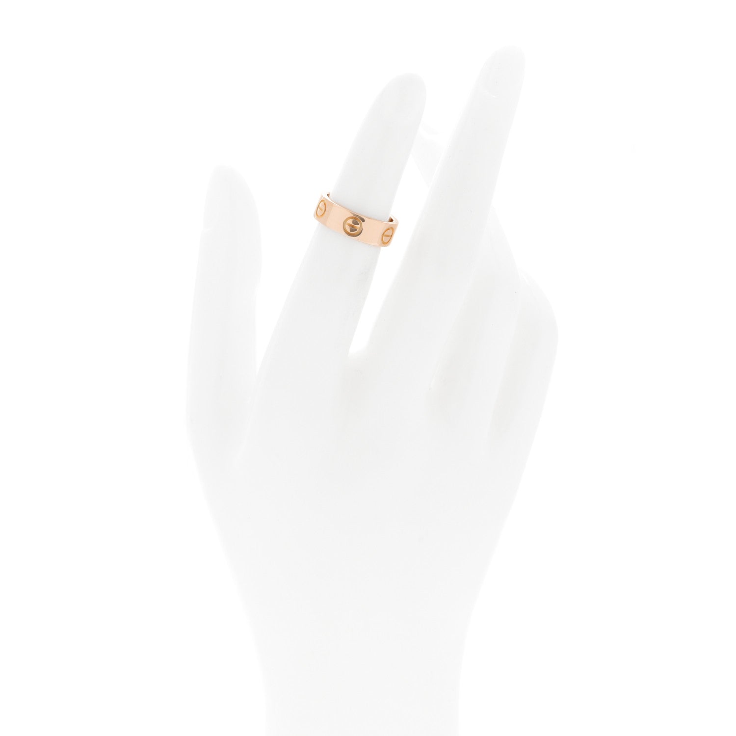 Cartier 18K Pink Gold 5.5mm LOVE Ring 46 3.75 2 of 4