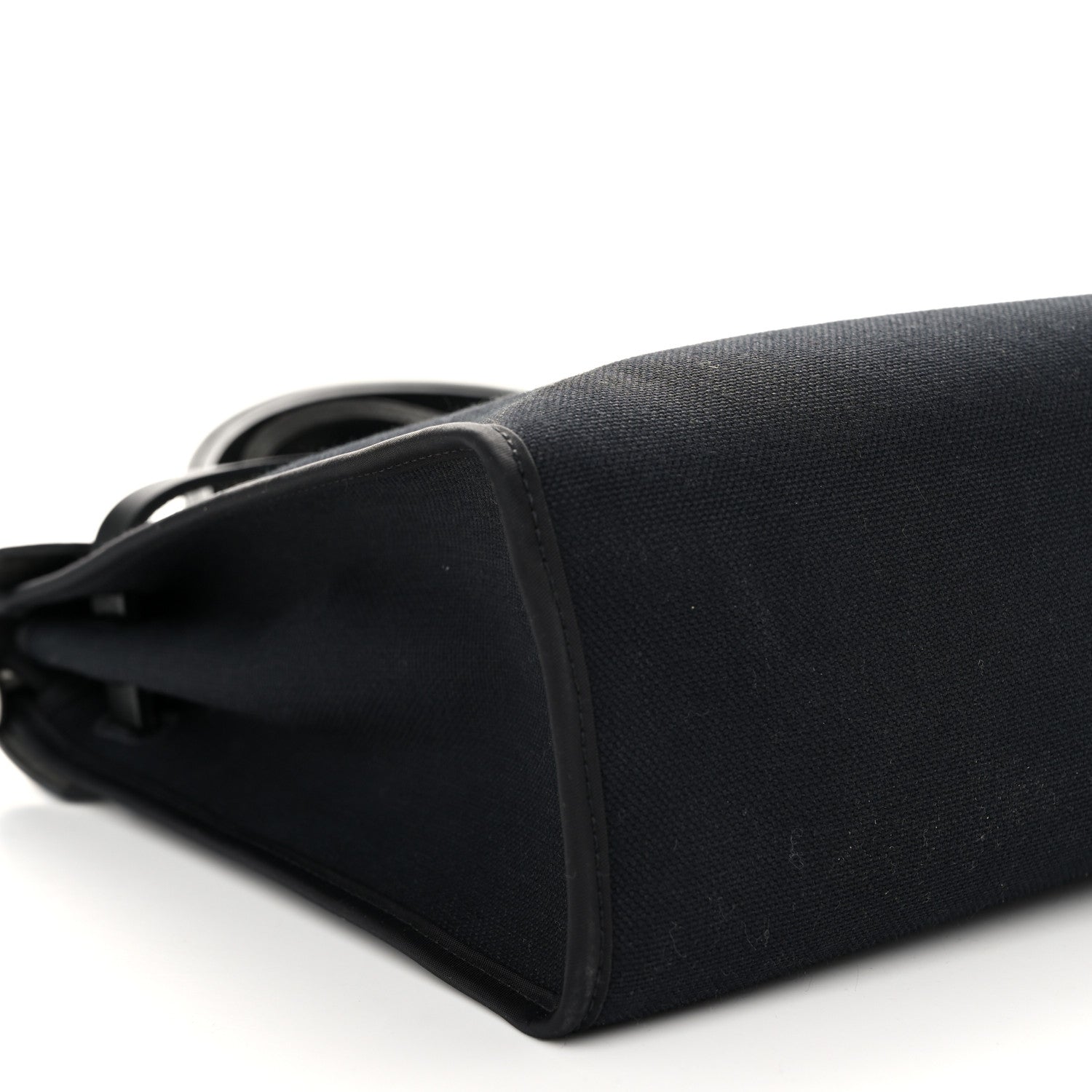 Hermes Military Toile Vache Hunter Herbag Zip PM 31 Black 10 of 11