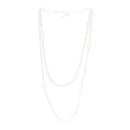 Hermes Sterling Silver Farandole Necklace 160 3 of 6