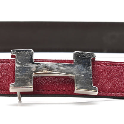 Hermes Swift 24mm Constance H Belt 95 Rubis Chocolate 12 of 12