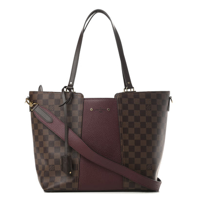 Louis Vuitton Damier Ebene Taurillon Jersey Bordeaux 1 of 11