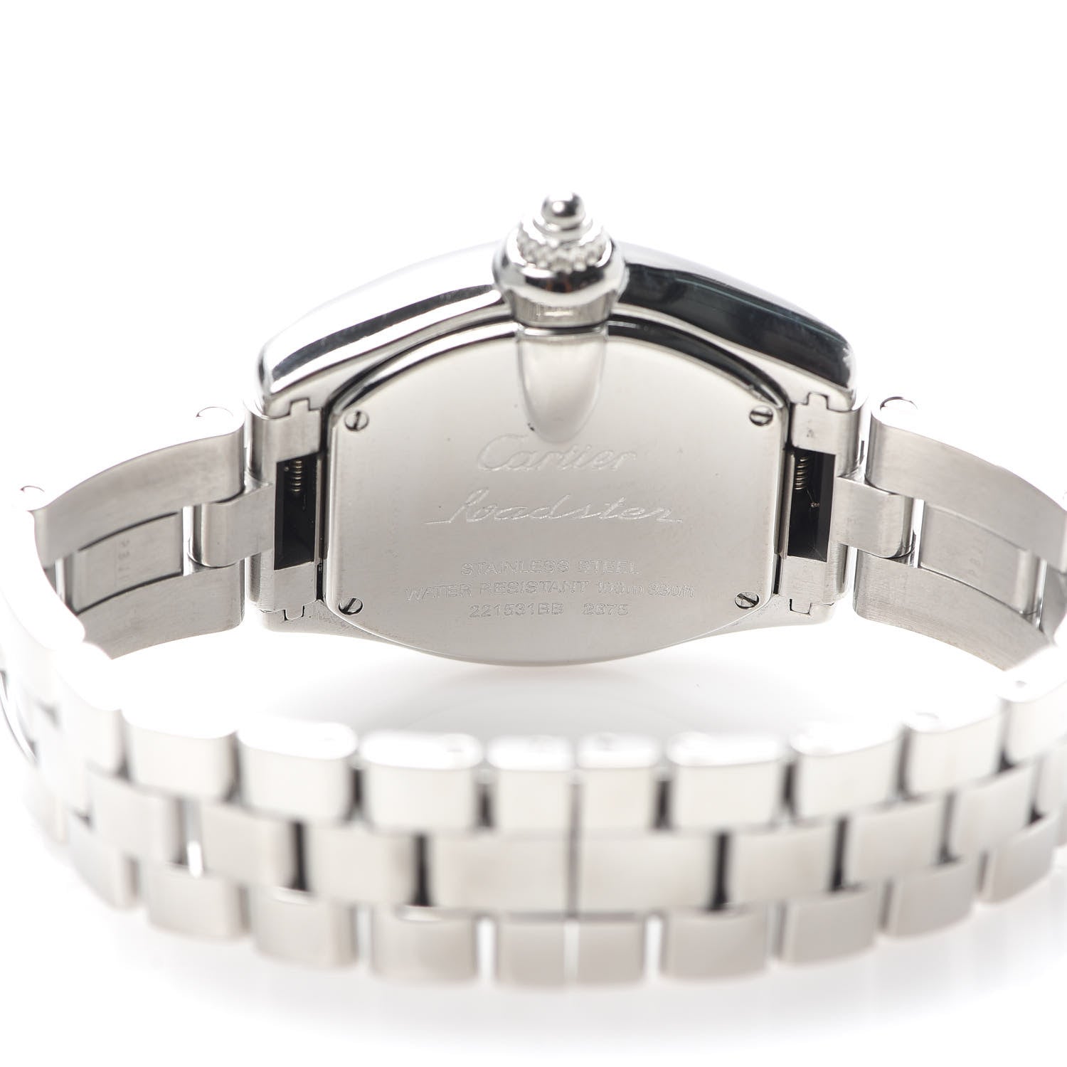 Cartier Stainless Steel 31mm Roadster Quartz Watch Pink 4 of 6