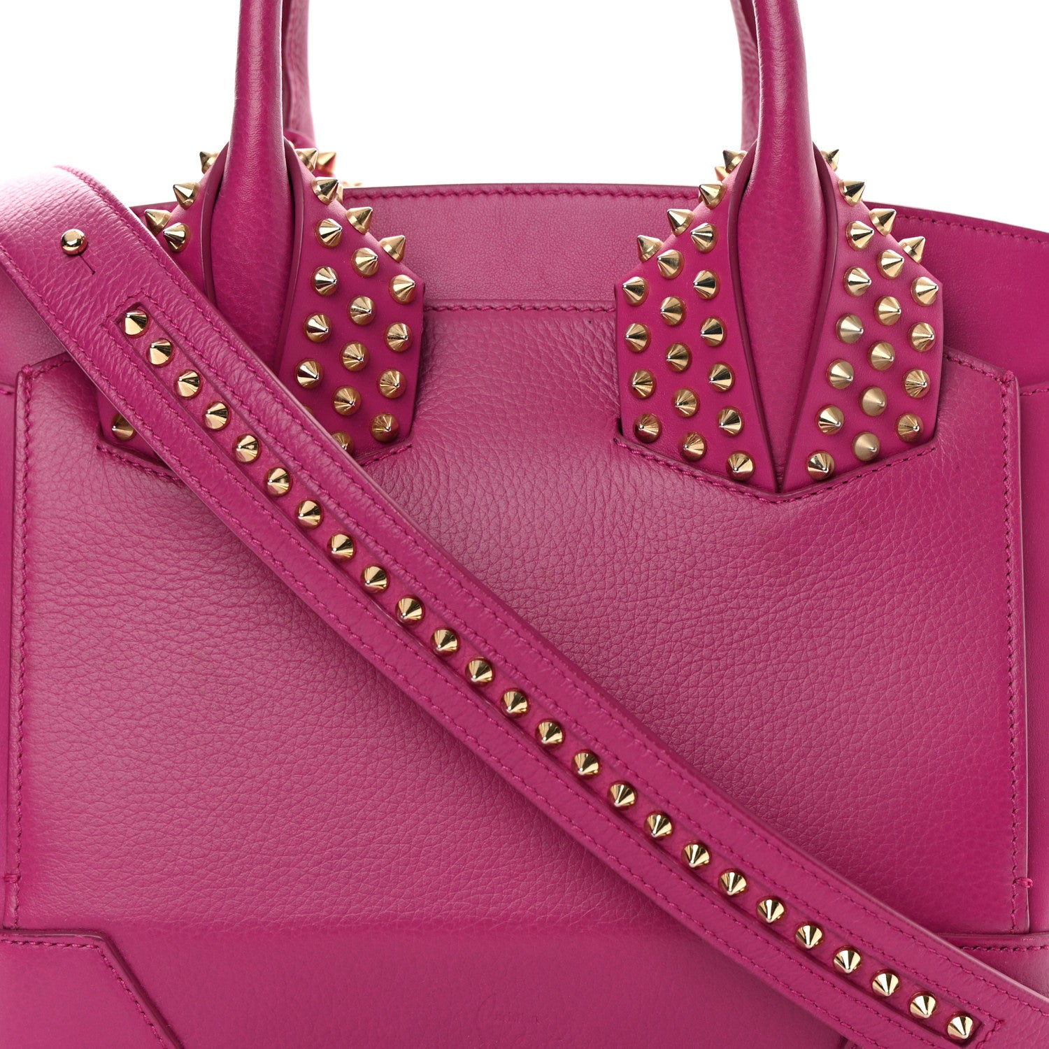 Christian Louboutin Calfskin Small Eloise Tote Fuchsia 7 of 20