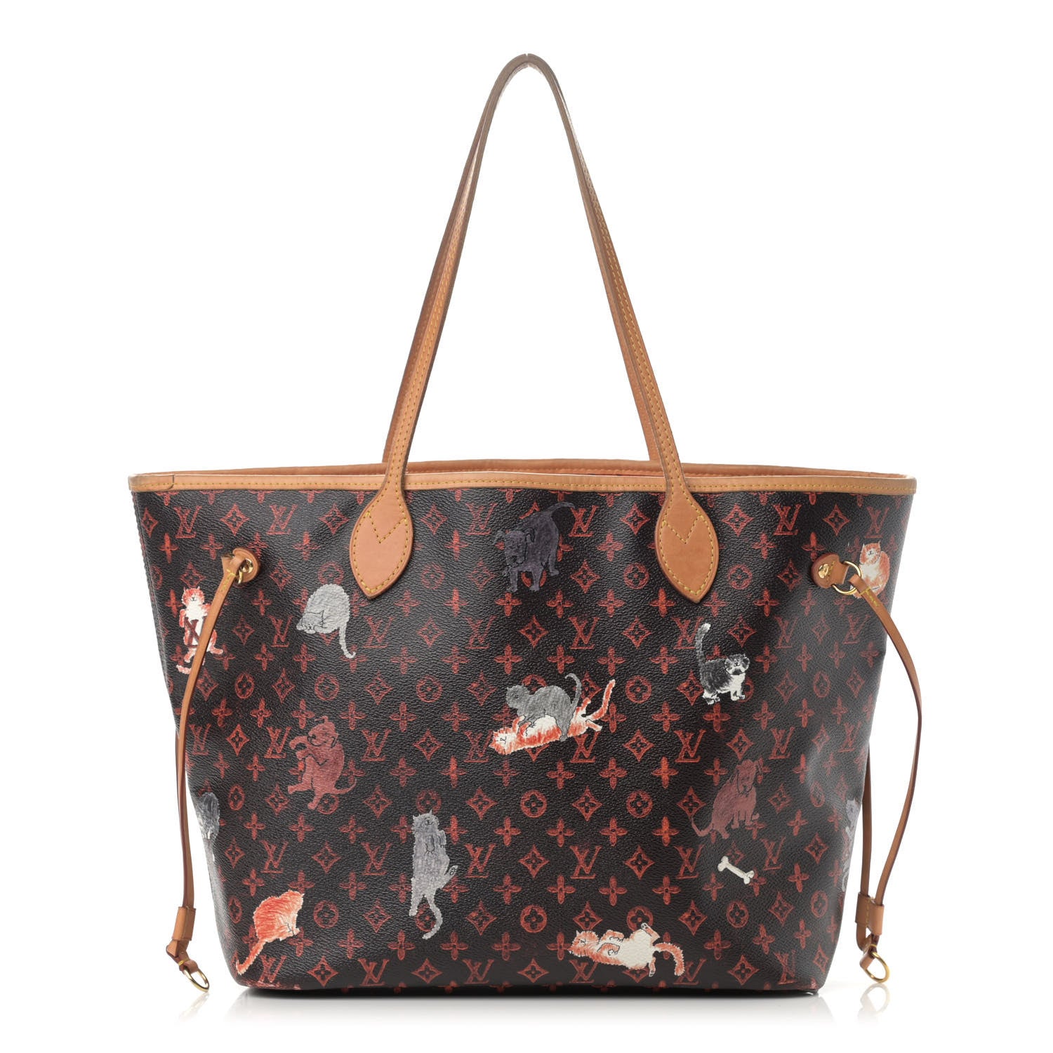 Louis Vuitton Catogram Neverfull MM Marron 1 of 16