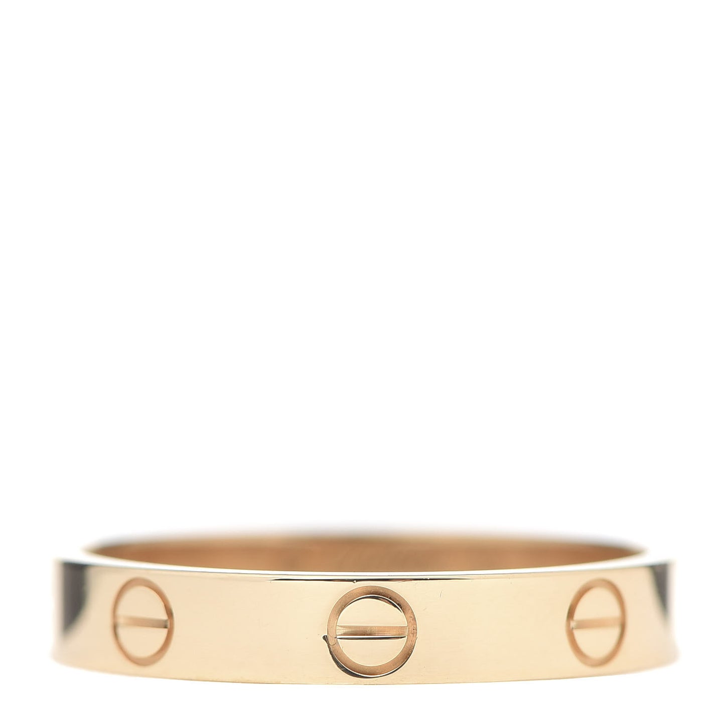 18K Yellow Gold 3.5mm LOVE Wedding Band Ring 59 8.75