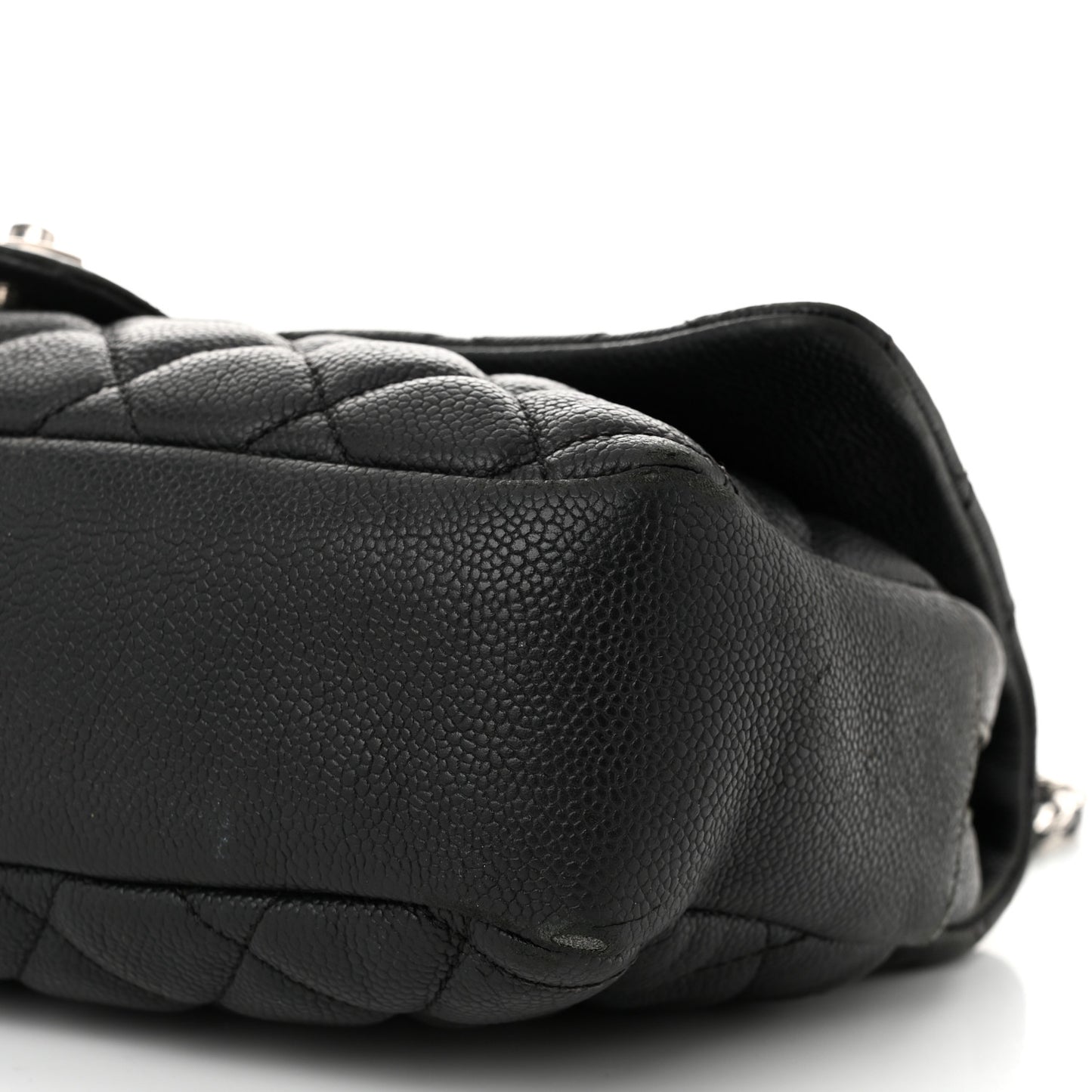 Caviar Quilted Jumbo Easy Flap Black