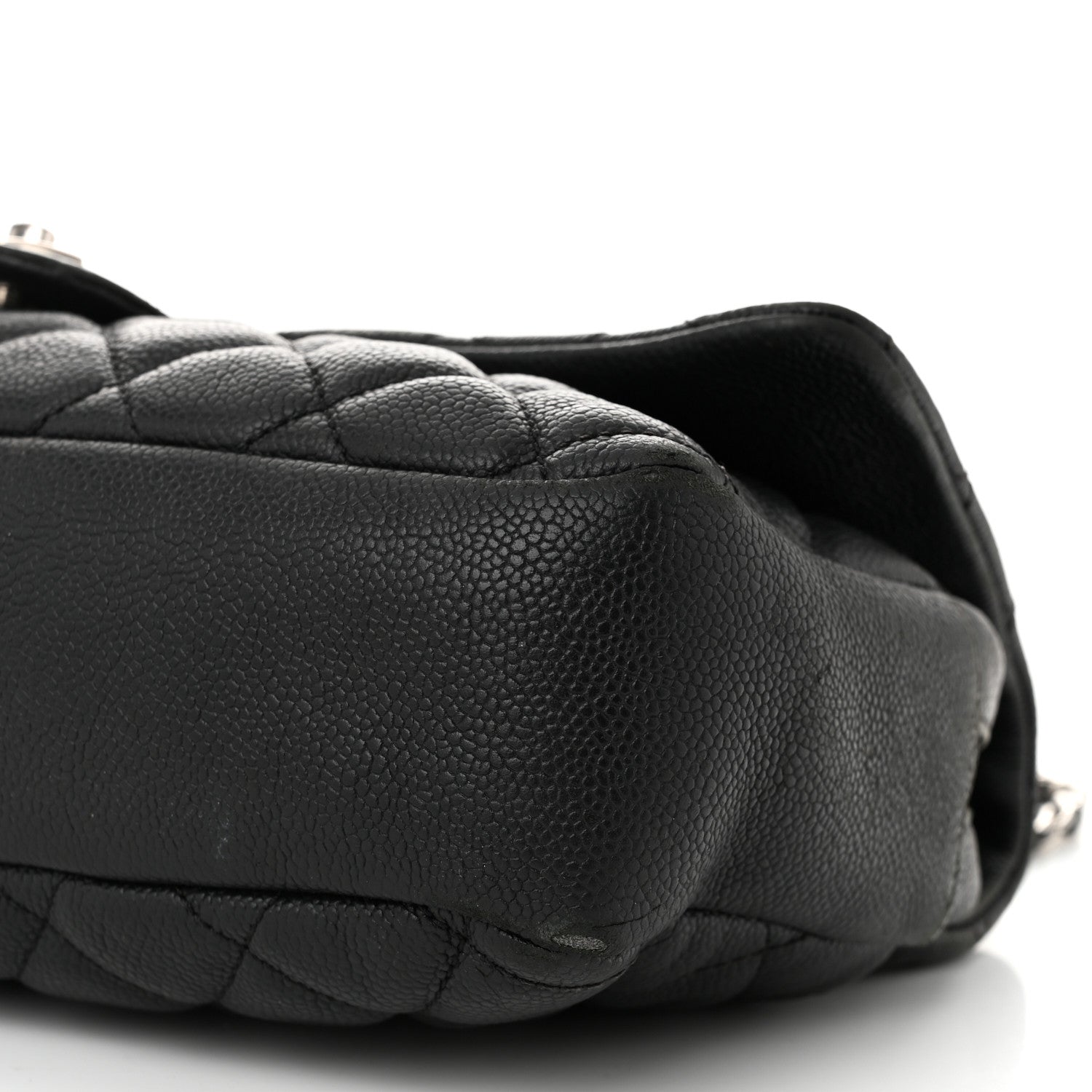 Chanel Caviar Quilted Jumbo Easy Flap Black 10 of 13