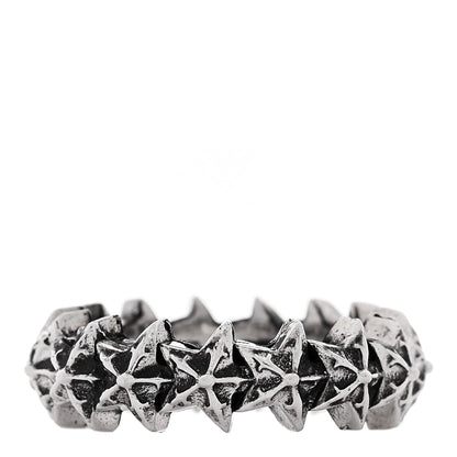 Chrome Hearts Sterling Silver Star Band Ring 49 4.75 1 of 6