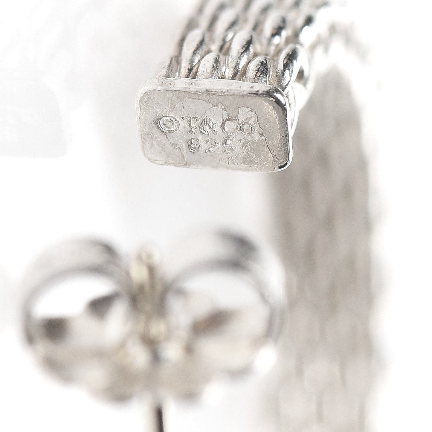 Sterling Silver Narrow Somerset Hoop Earrings