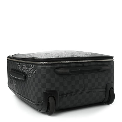 Louis Vuitton Damier Graphite Rope Pegase Light 55 Blue 3 of 6