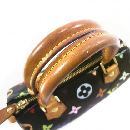 Louis Vuitton Monogram Multicolor Mini Sac HL Speedy Black 6 of 9