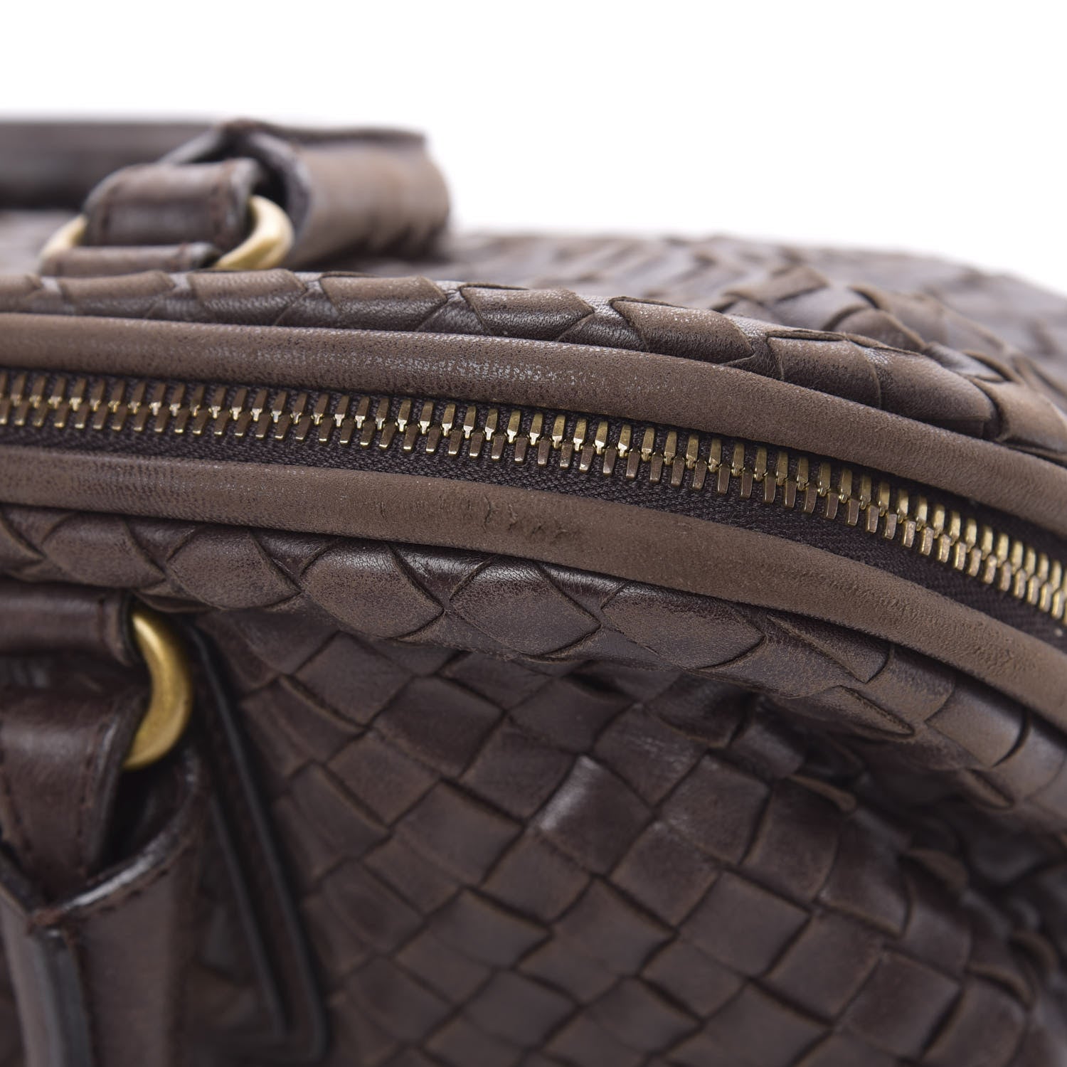 Bottega Veneta Nappa Intrecciato Frame Tote Ebano 19 of 19