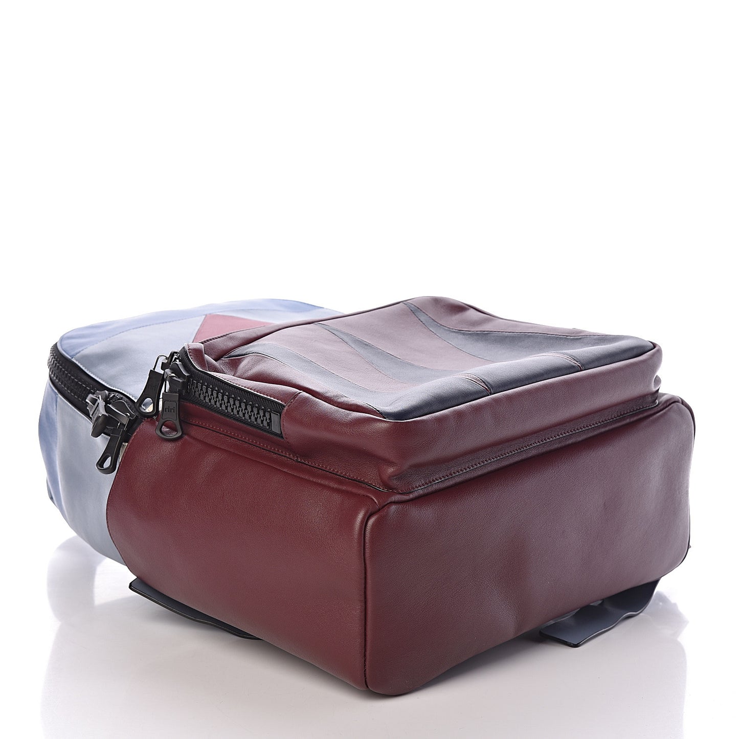 Calfskin Patchwork Backpack Multicolor