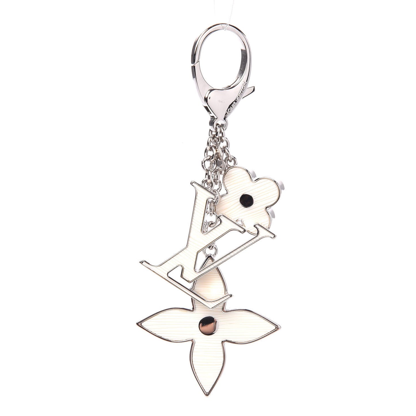 Fleur d Epi Bag Charm Ivory