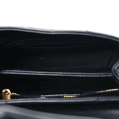 Saint Laurent Calfskin Y Quilted Monogram Toy Loulou Crossbody Bag Black 9 of 13