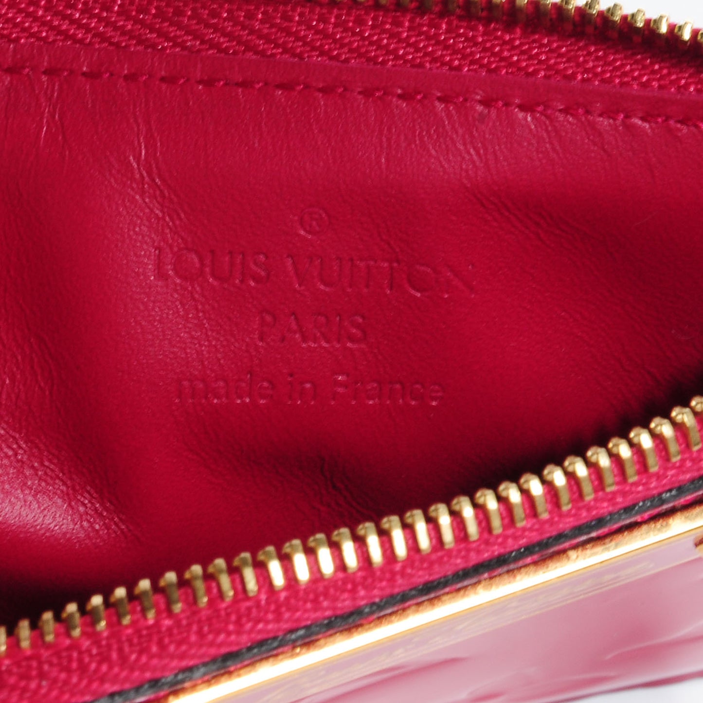 Vernis Key Pouch Rose Indien