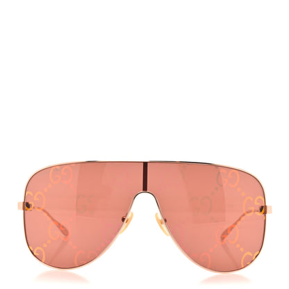 Gucci Metal Mask Sunglasses GG1436S Red Gold 2 of 7