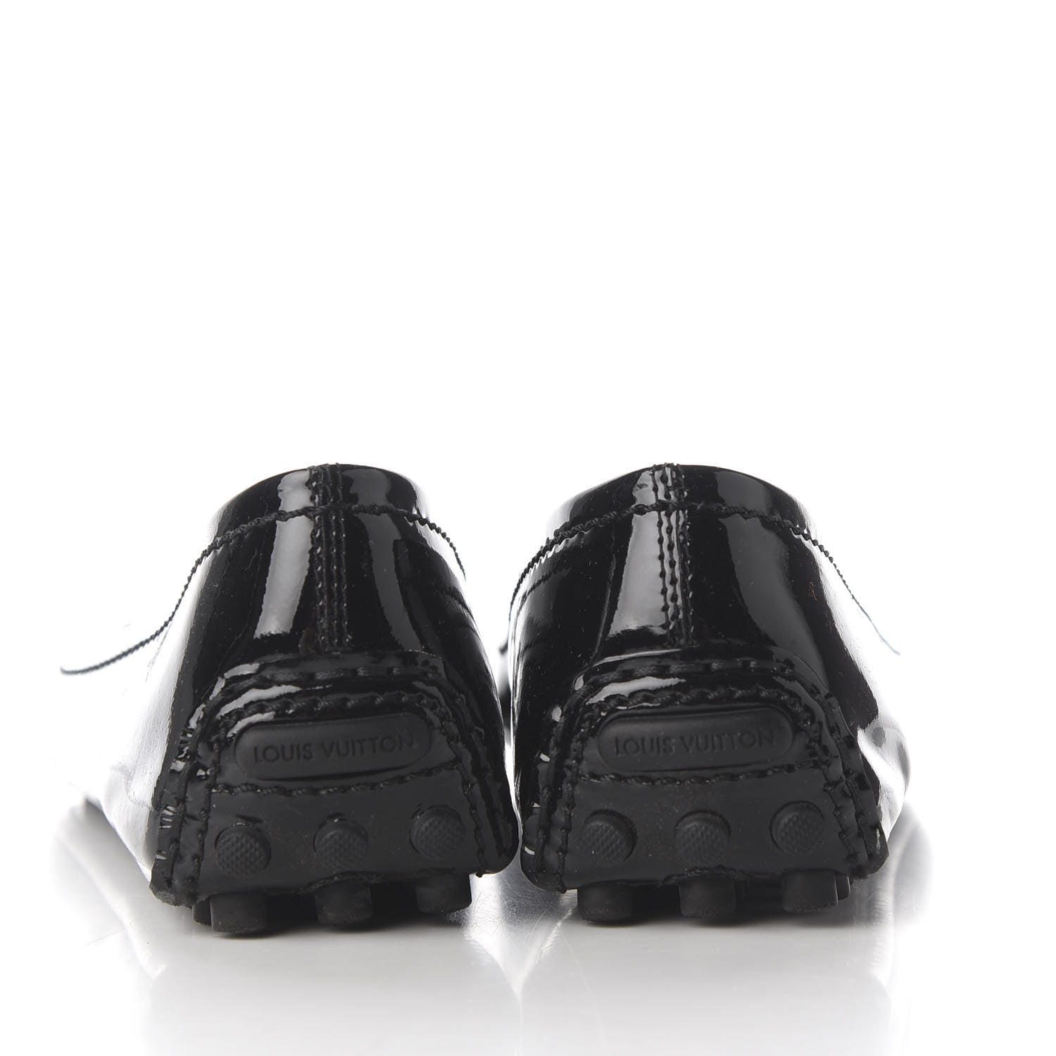 Louis Vuitton Patent Calfskin Oxford Ballerina Flats 38.5 Black 13 of 20