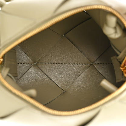 Bottega Veneta Lambskin Maxi Intrecciato Mini Cassette Camera Bag Travertine 5 of 9