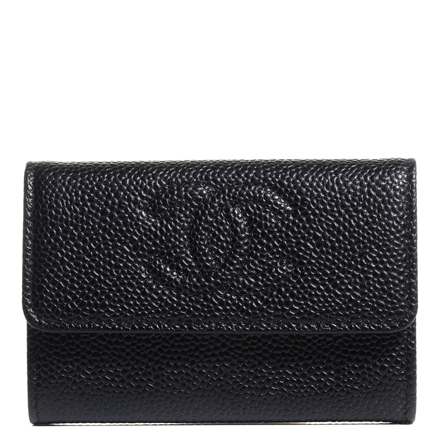 Caviar Timeless CC Flap Card Holder Black