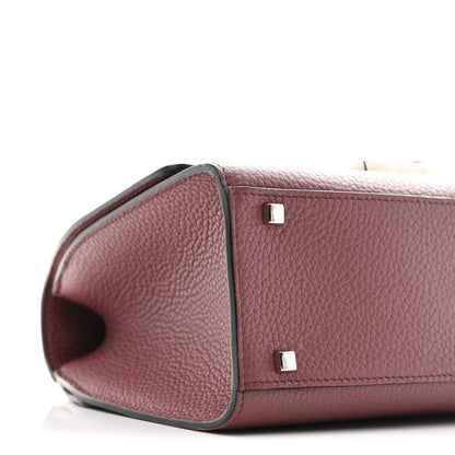 Moynat Carat Calfskin Rejane PM Wood Rose 8 of 9