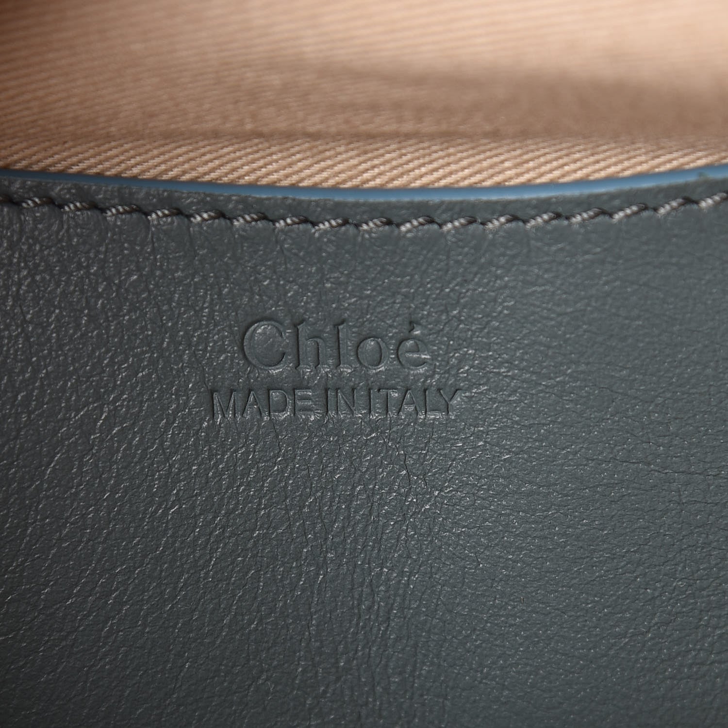 Chloe Smooth Calfskin Little Horses Embroidered Shoulder Bag Cloudy Blue 6 of 9