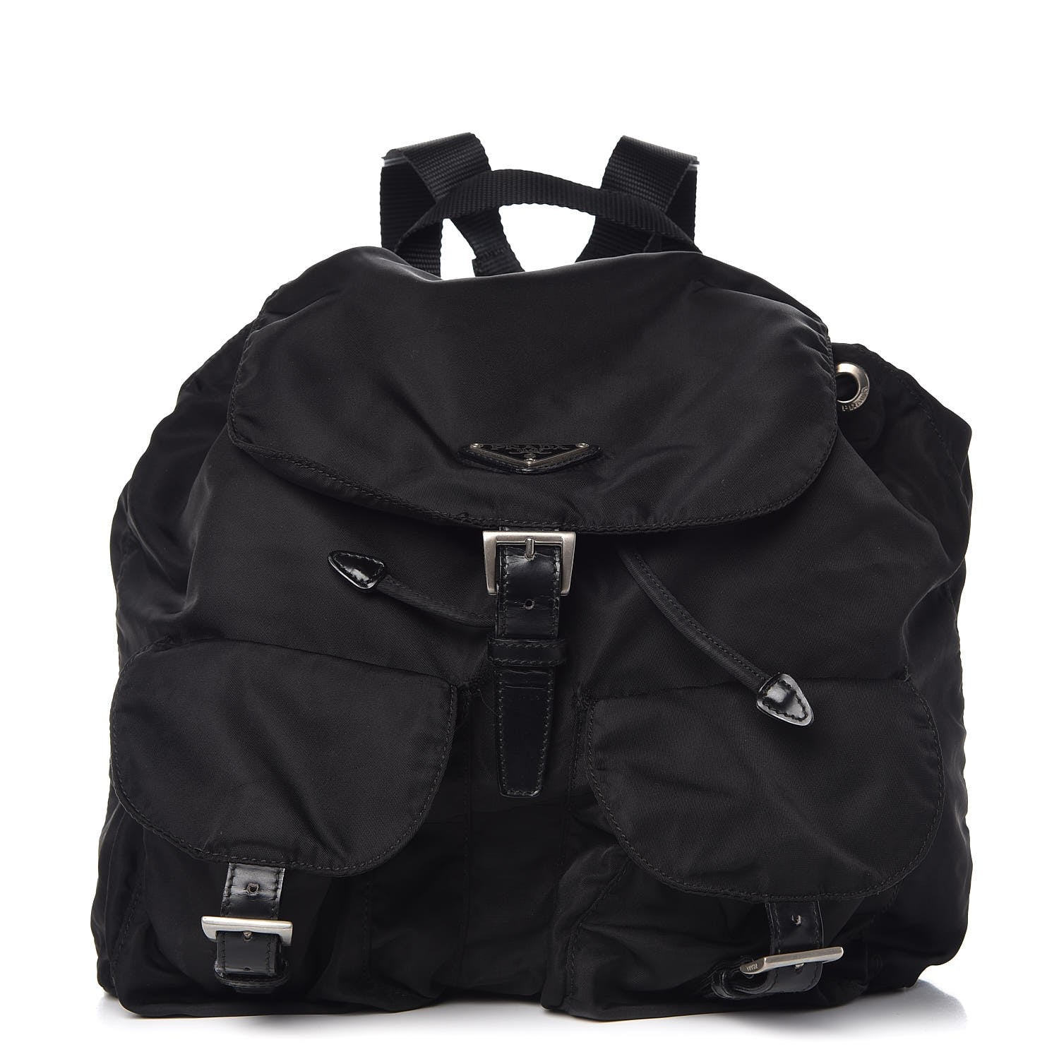 Prada Nylon Vela Medium Backpack Black 1 of 11