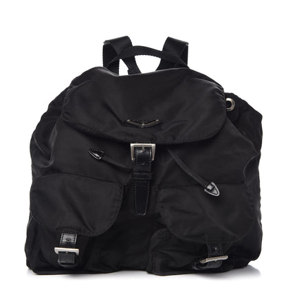 Prada Nylon Vela Medium Backpack Black 1 of 11