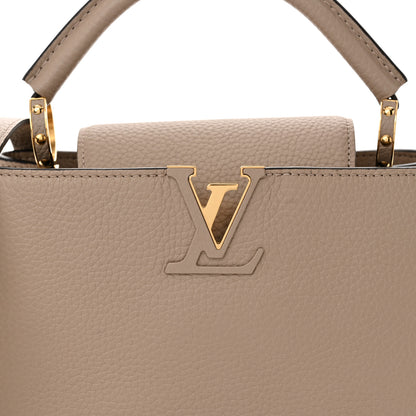 Louis Vuitton Taurillon Capucines BB Galet 8 of 10