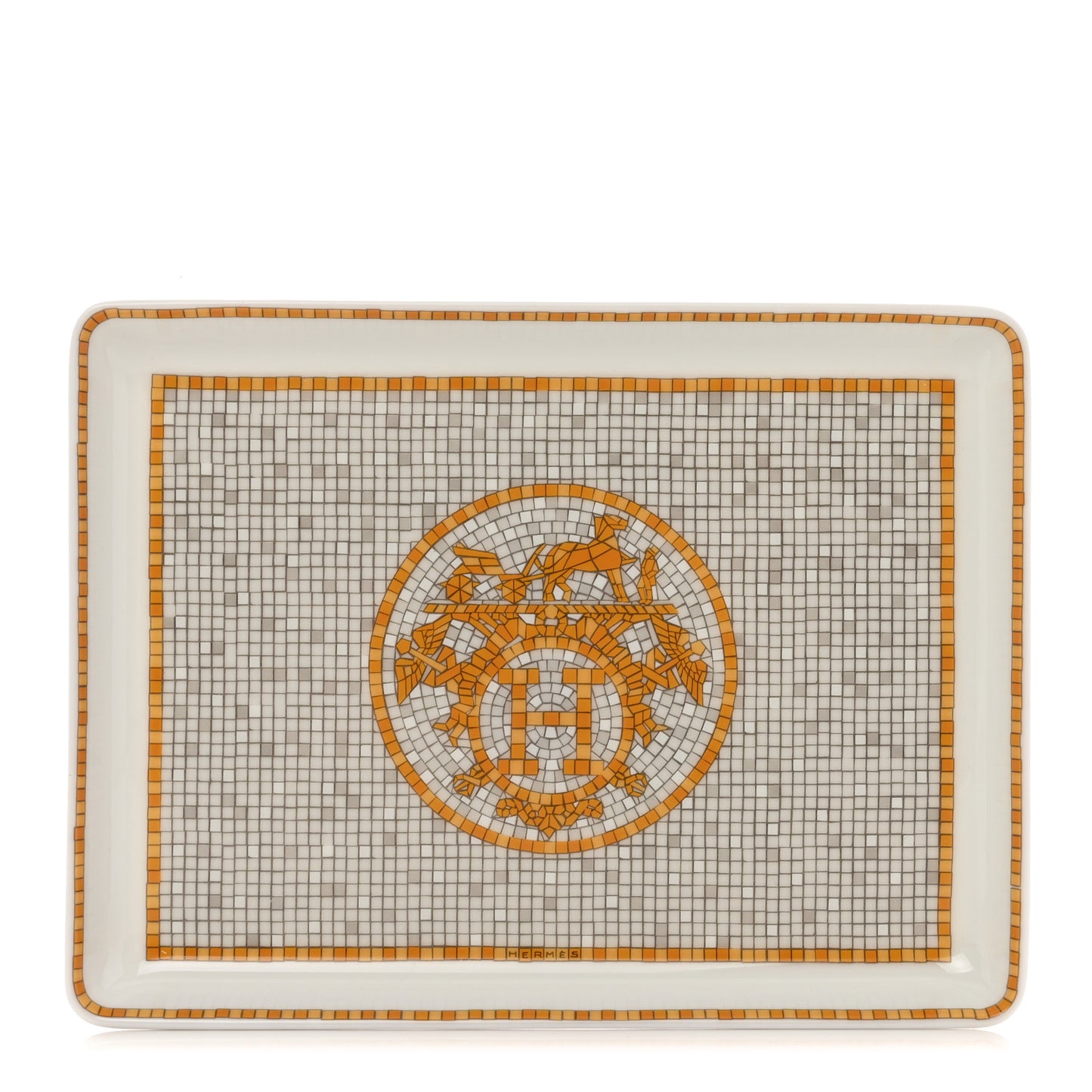 Porcelain Mosaique au 24 Gold Sushi Plate