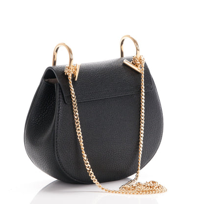Chloe Grained Lambskin Mini Drew Shoulder Bag Black 3 of 7
