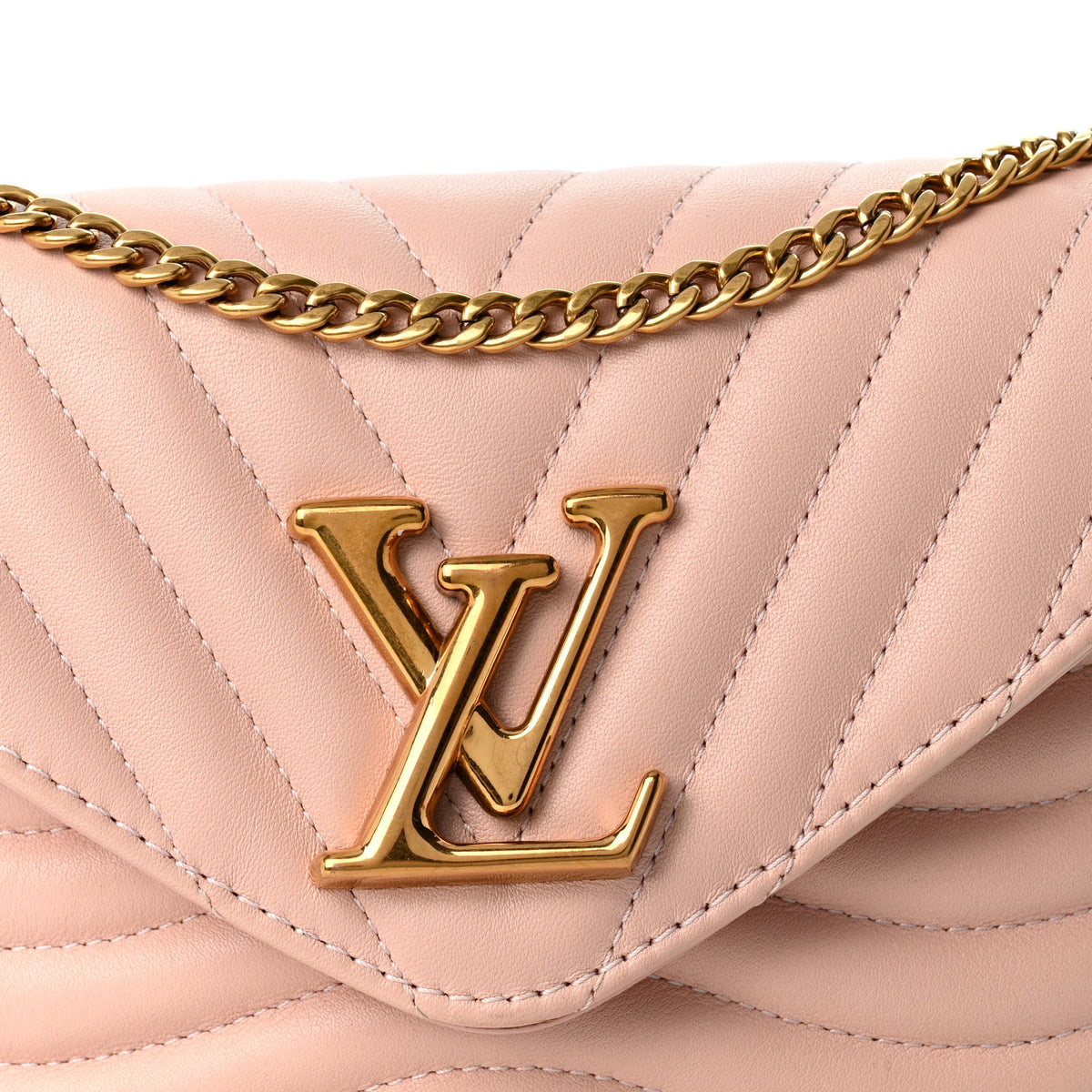 Calfskin New Wave Multi Pochette Rose Ballerine
