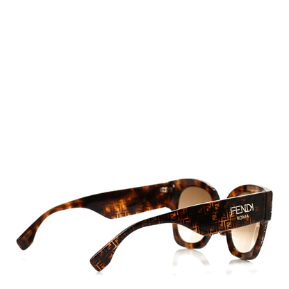 Fendi Acetate FF Sunglasses FF 0458/G/S Havana 4 of 9