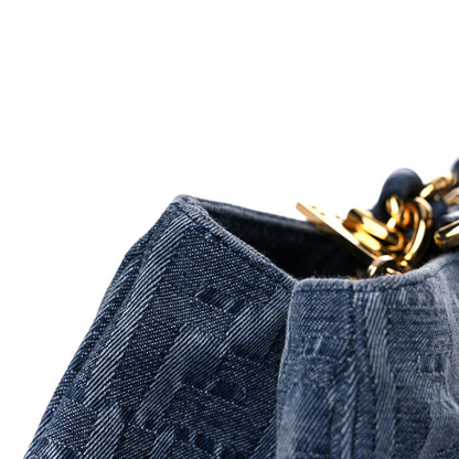 Fendi Denim Zucca Mia Tote Blue 14 of 16