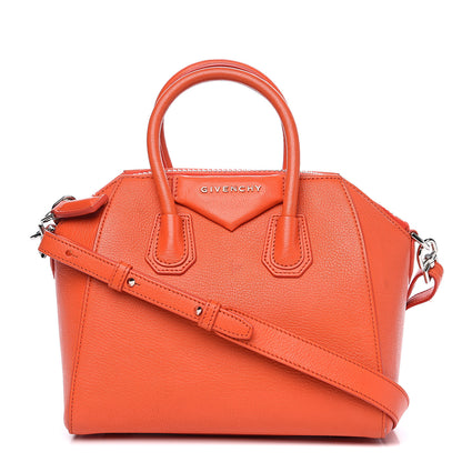 Givenchy Sugar Goatskin Mini Antigona Burnt Orange 1 of 13