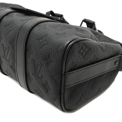 Louis Vuitton Monogram Taurillon Keepall Bandouliere 25 Black 9 of 9