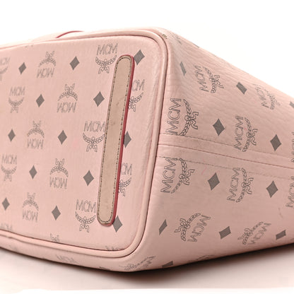 MCM Visetos Medium Liz Reversible Shopper Tote Soft Pink 13 of 16