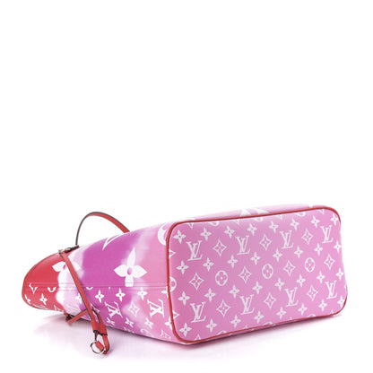 Louis Vuitton Monogram Escale Neverfull MM Rouge 4 of 11