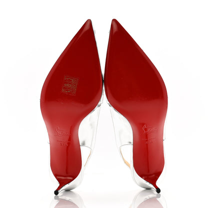 Christian Louboutin Rete Specchio Frescobella 70 Pumps 37.5 Silver 5 of 11
