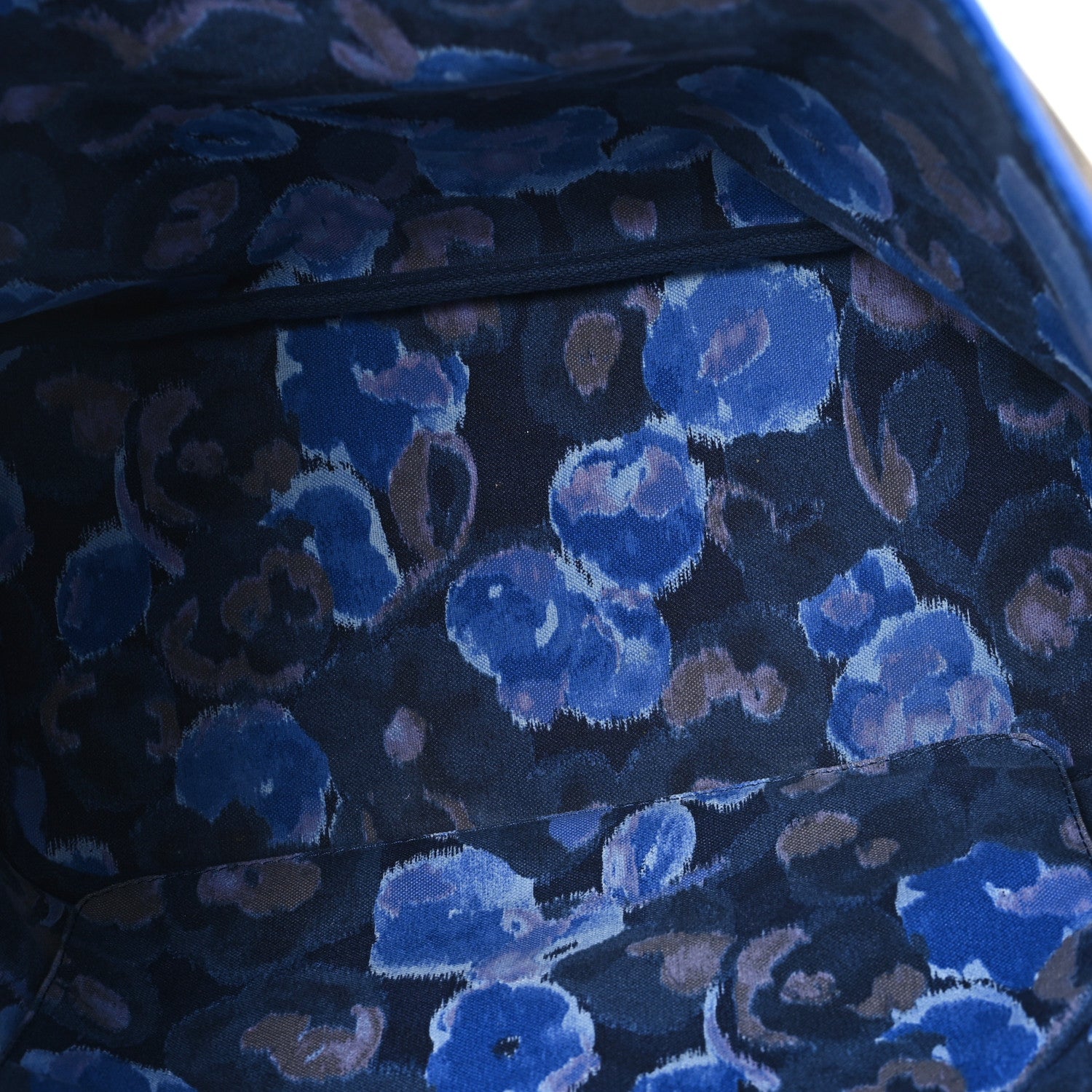 Louis Vuitton Monogram Articles de Voyage Ikat Neverfull MM Grand Blue 5 of 10