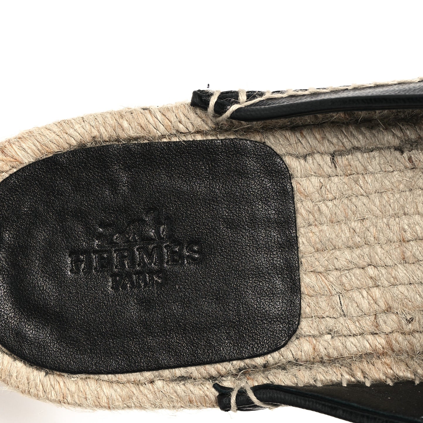 Goatskin Feria Espadrille 41 Black