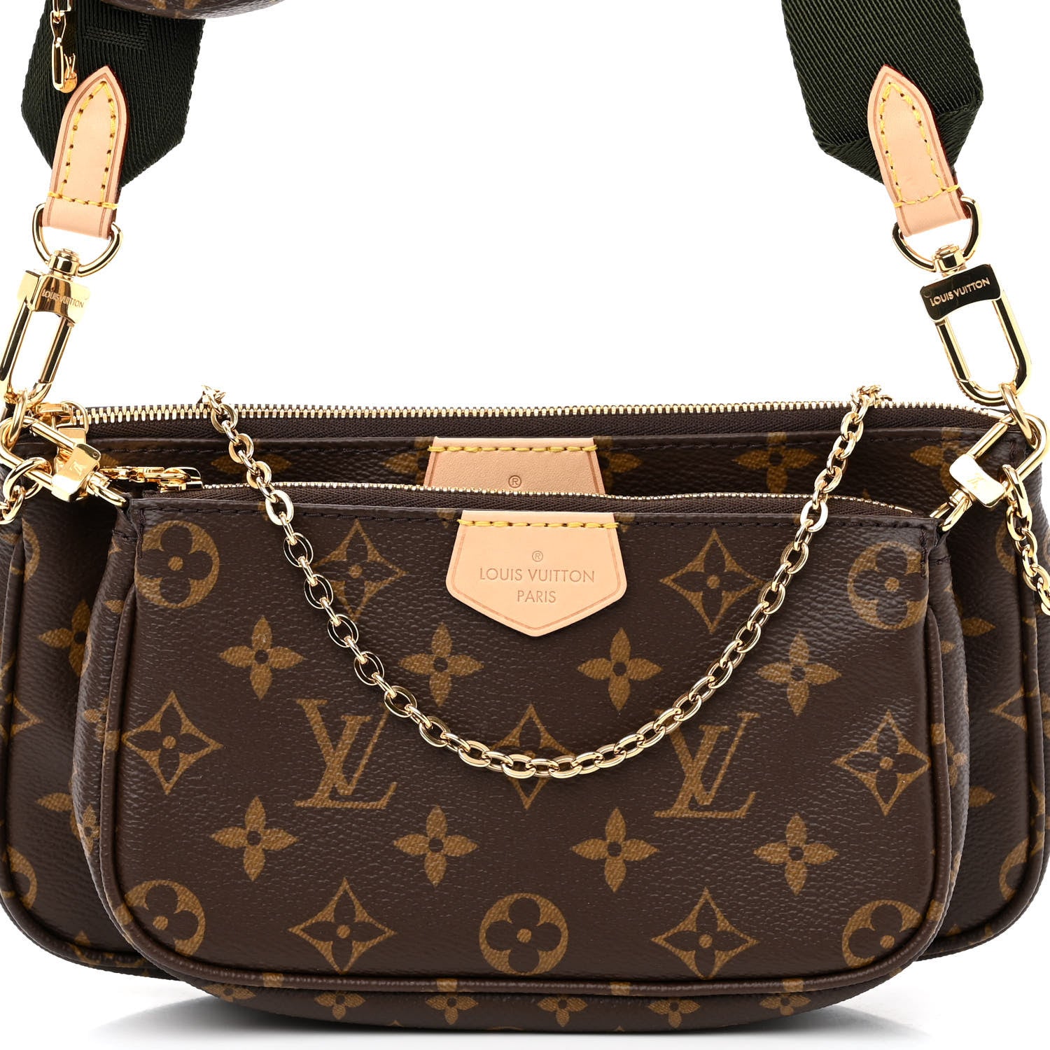 Louis Vuitton Monogram Multi Pochette Accessories Kaki 7 of 9