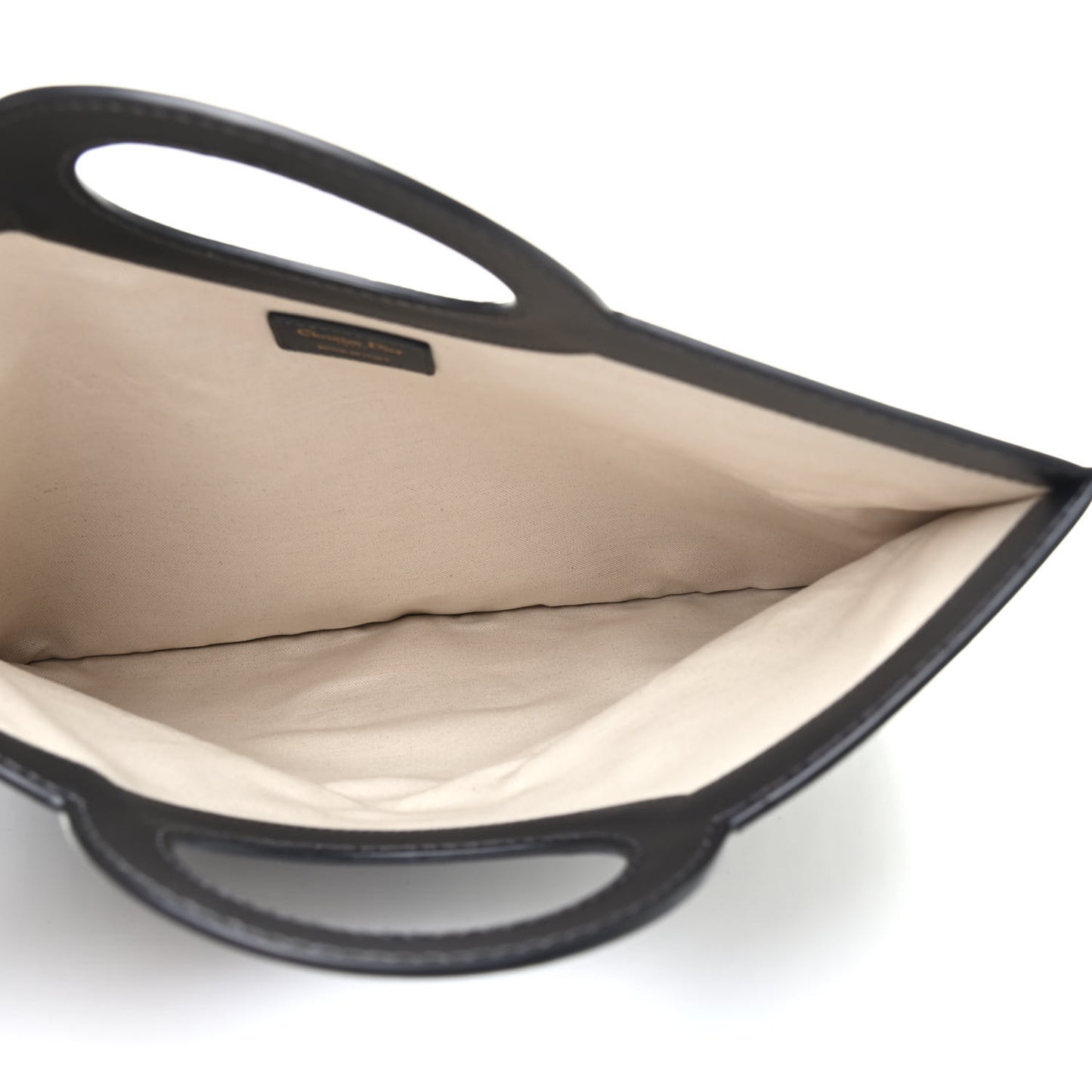 Oblique Fold Over Clutch Blue