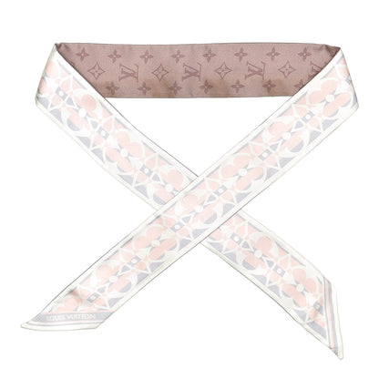 Louis Vuitton Silk Monogram Flower Ink BB Bandeau Light Pink 1 of 7
